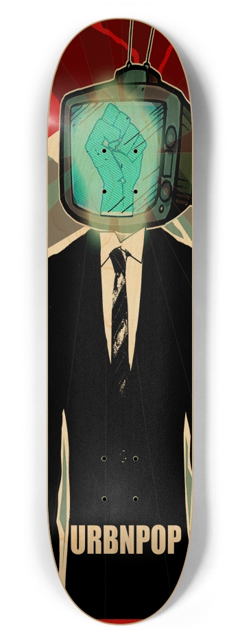 Pink Noise 2 7-5/8 Skateboard Deck