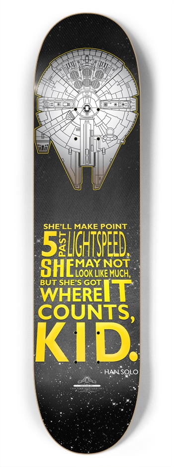 Star Wars Piece o Junk Board 7-3/4 Skateboard Deck