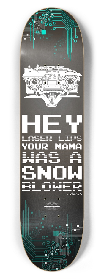 Johnny-5 is Alive! Board 7-3/4 Skateboard Deck