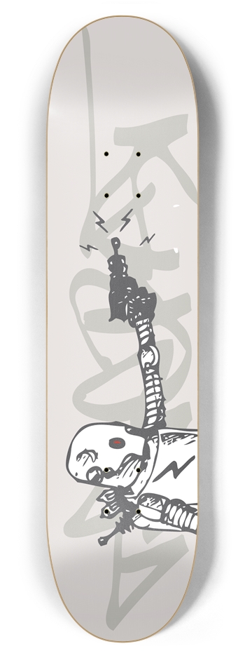 RoboShooter Soft 7-7/8 Skateboard Deck