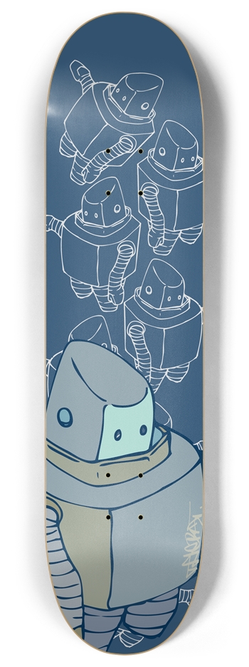 Adorabot 8 Inch Skateboard Deck