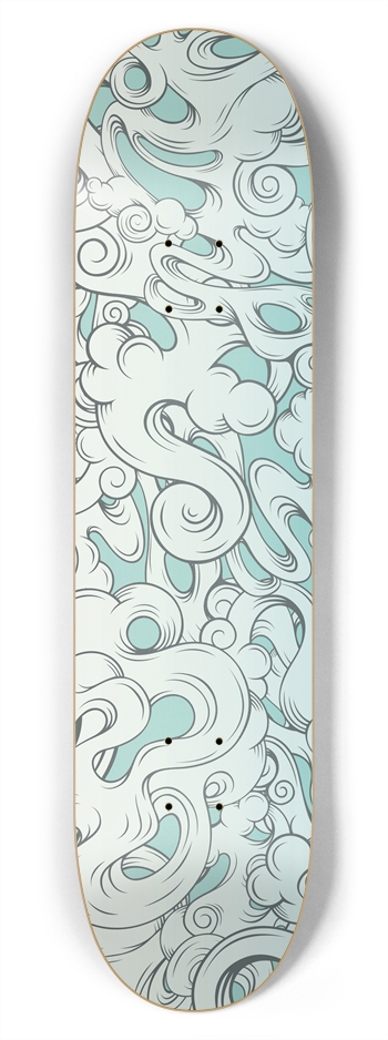 Entangled Clouds 7-3/4 Skateboard Deck