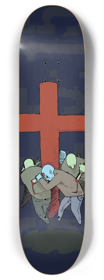 Stop It. 8 Inch Skateboard Deck