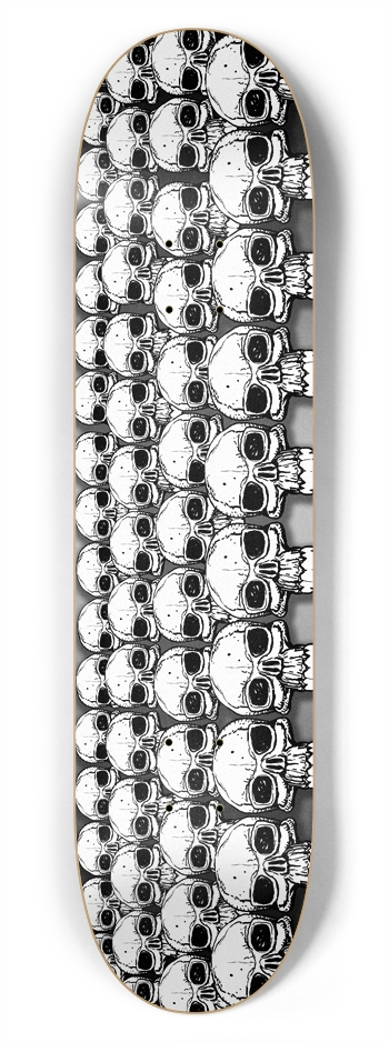 Sea of Skulls 7-3/4 Skateboard Deck