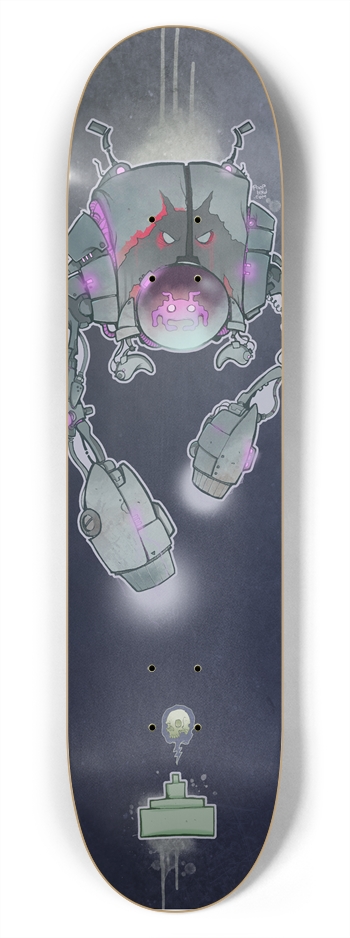 space invader 7-3/4 Skateboard Deck