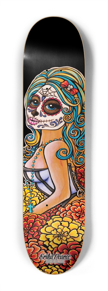 Catrina Blue 7.25 x 29 7-1/4 Mini/Kid Skateboard