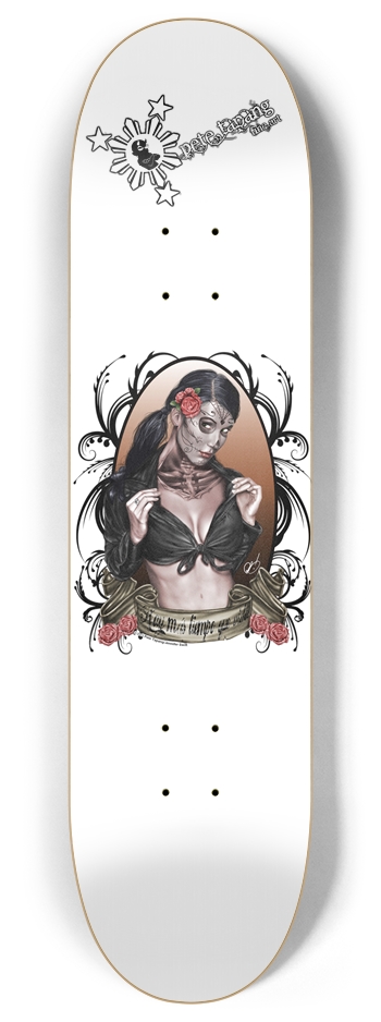 Hay Mas Tiempo Que Vida 8 Inch Skateboard Deck