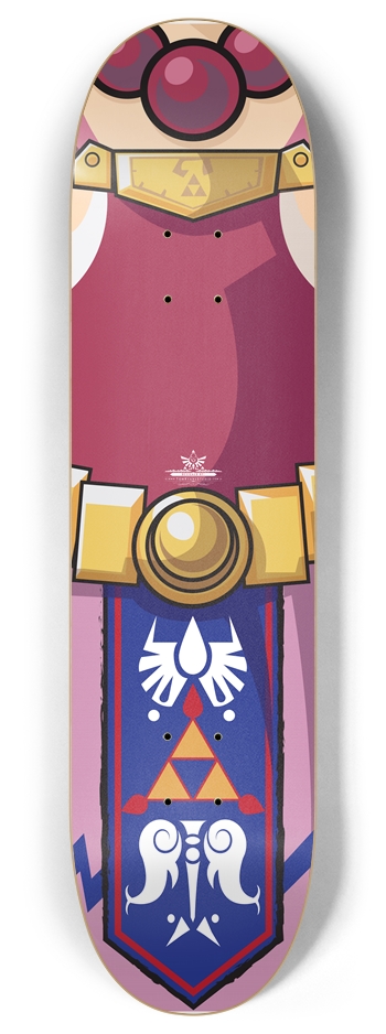 Legend of Zelda Wind Waker: Zelda Board 8 Inch Skateboard Deck