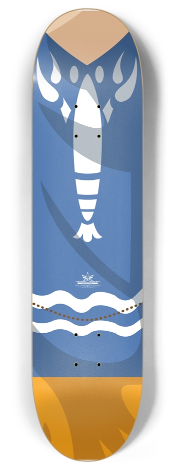 Wind Waker: Second Quest Skateboard 8 Inch Skateboard Deck
