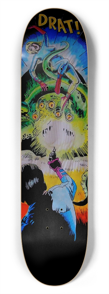 Space Invaders 7-3/4 Skateboard Deck