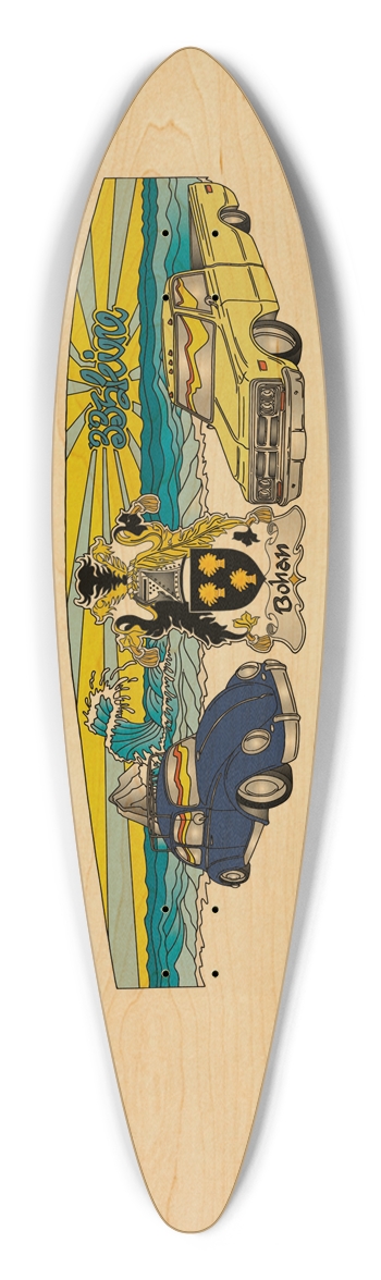 33zKine Pintail Longboard