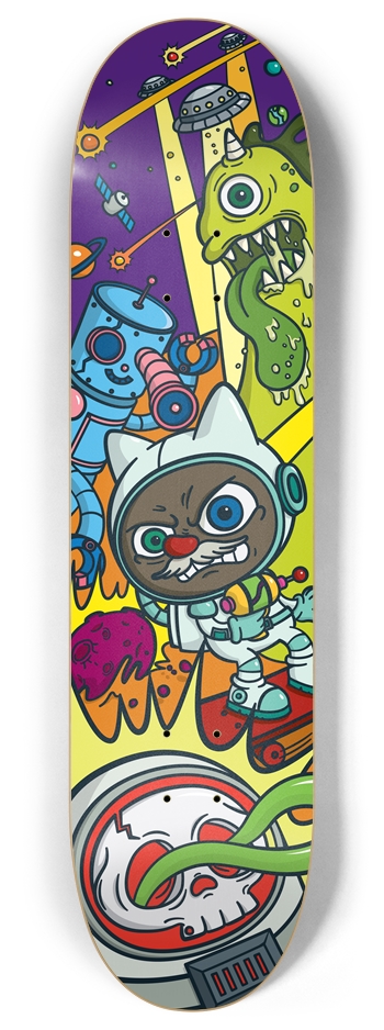 The War of the World (8 x 32) 8 Inch Skateboard Deck