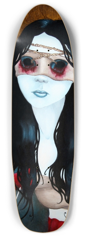 The Engraver Skate Deck Punk Nose Pool Shape
