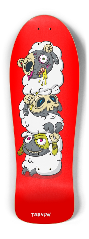 Zombie Sheep (Old School) Old School Shape