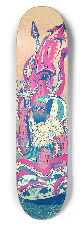Neptune Pool Bop 7-3/4 Skateboard Deck