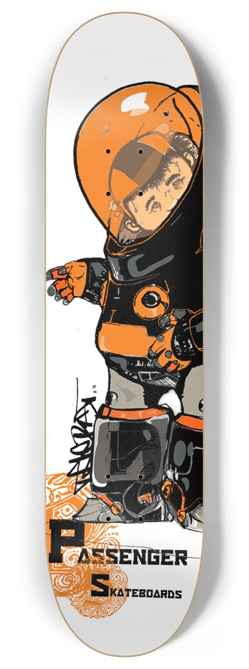AstroCrud Greyback 8 Inch Skateboard Deck