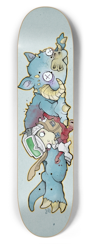 lukewarm 7-3/4 Skateboard Deck