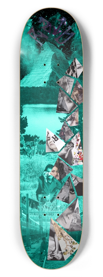 RAID COLLAGE 7-3/4 Skateboard Deck