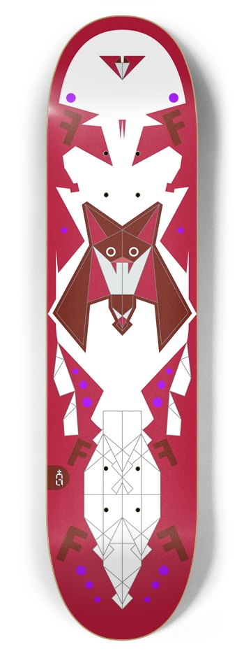 origam_bat 7-7/8 Skateboard Deck