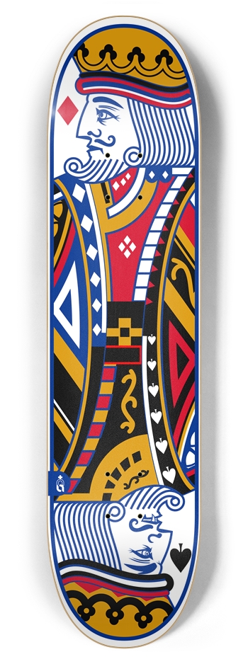 cardz_king-ds 7-7/8 Skateboard Deck