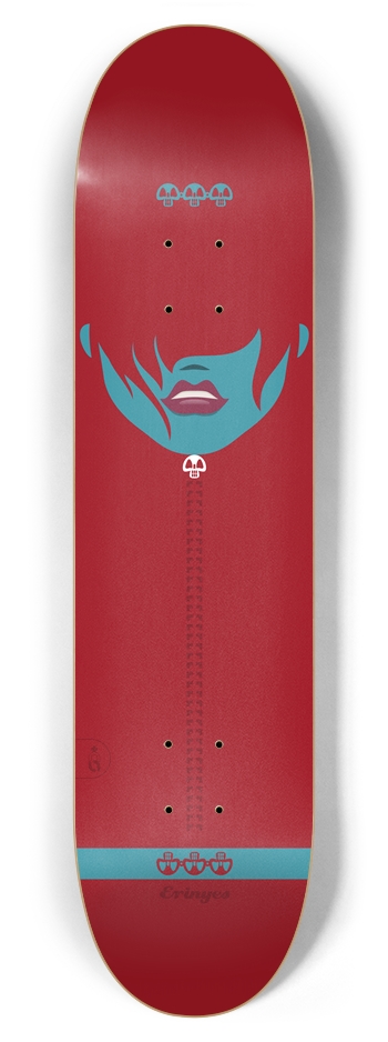 goddez_erinyes 7-7/8 Skateboard Deck