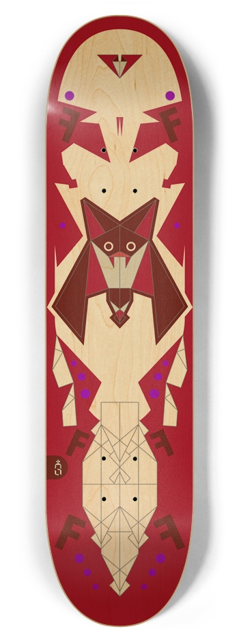 origam_bat{n} 7-7/8 Skateboard Deck