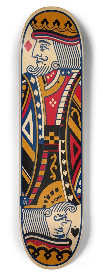 cardz_king-ds{n} 7-7/8 Skateboard Deck