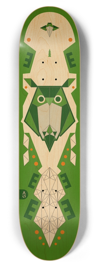 origam_owl{n} 7-7/8 Skateboard Deck