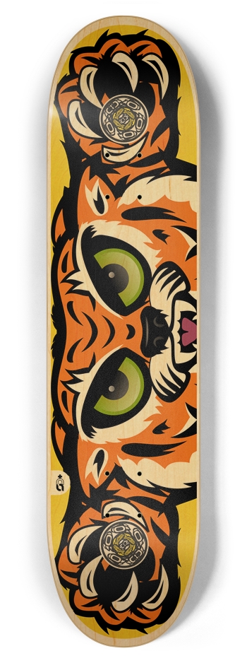 eyez_jungle{n} 7-7/8 Skateboard Deck