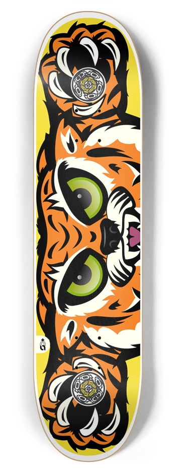 eyez_jungle 7-7/8 Skateboard Deck