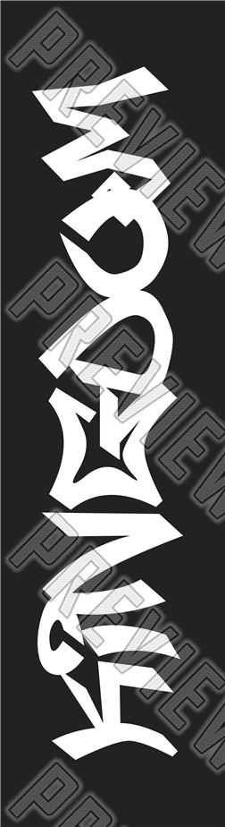 KingdomSkateboards: "KINGDOM" Griptape Graffiti 9 x 33 Inch Griptape