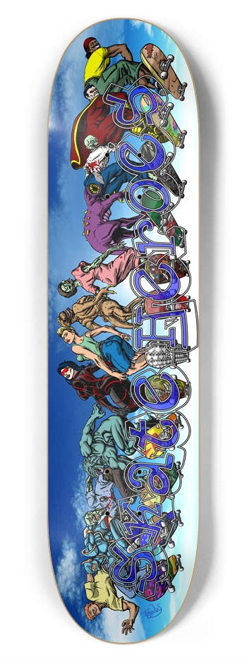 Skate Heroes 7-3/4 Skateboard Deck