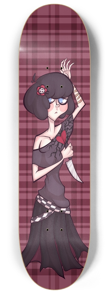 Angel O' Knives 8-1/4 Skateboard Deck