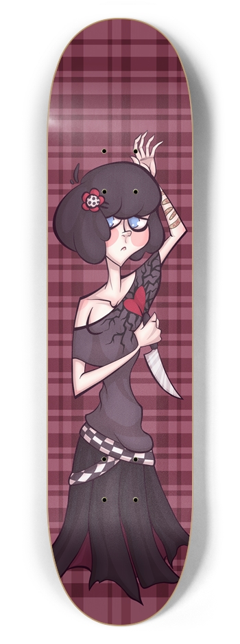 Angel O' Knives 7-5/8 Skateboard Deck