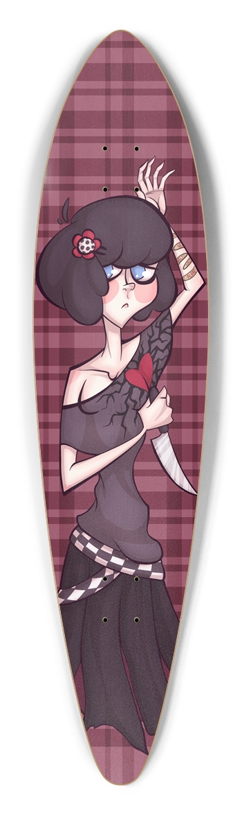 Angel O' Knives Pintail Longboard