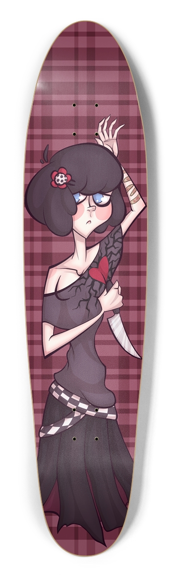 Angel O' Knives Longboard Shape