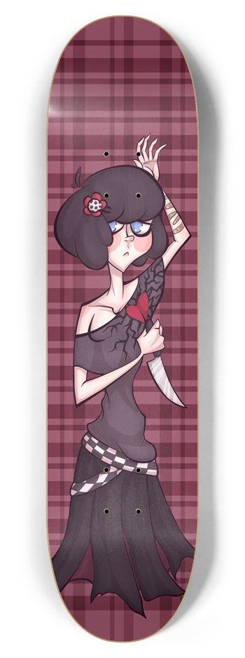 Angel O' Knives 7-7/8 Skateboard Deck