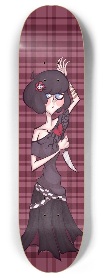 Angel O' Knives 8 Inch Skateboard Deck