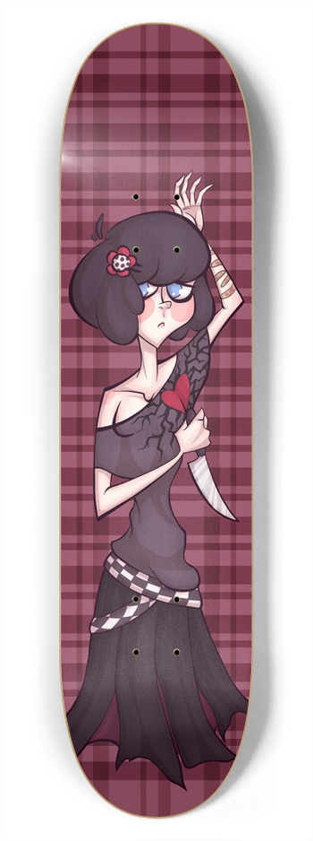 Angel O' Knives 7-3/4 Skateboard Deck