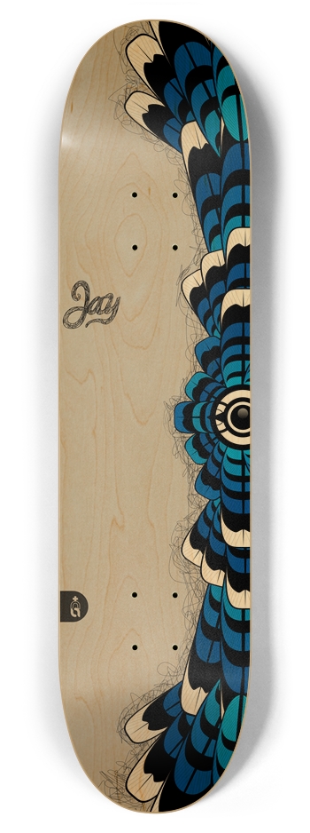 edged_jay 7-7/8 Skateboard Deck