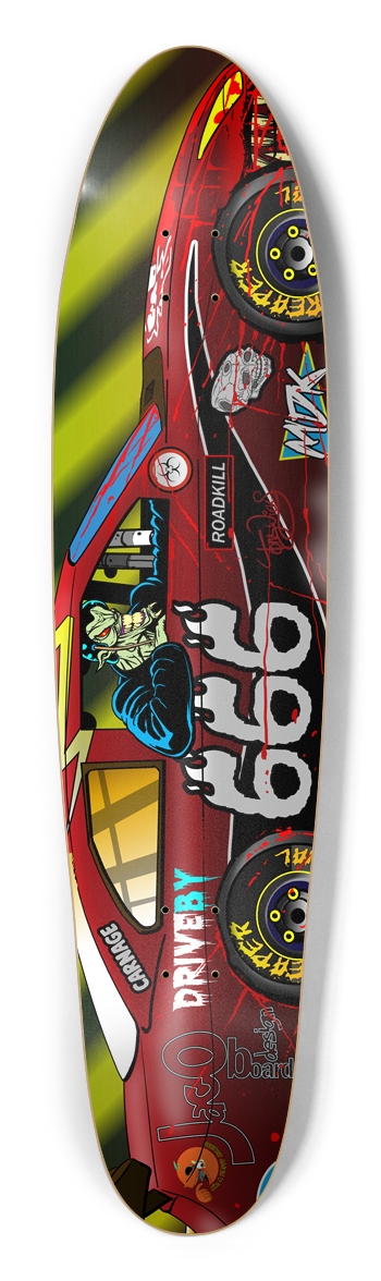 Death Race Longboard Longboard Shape