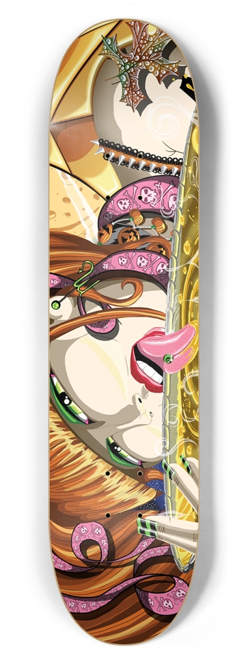 Cassandra's Elixir 7 5/8" Deck 7-5/8 Skateboard Deck