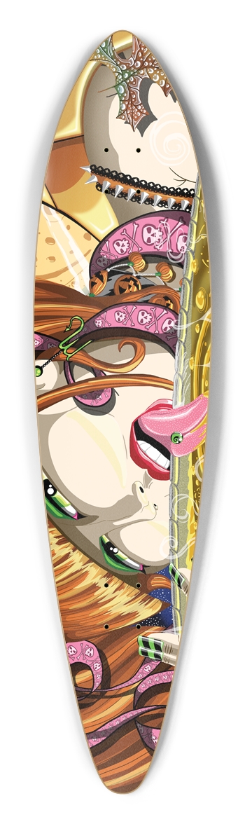 Cassandra's Elixir Pintail Longboard Deck Pintail Longboard