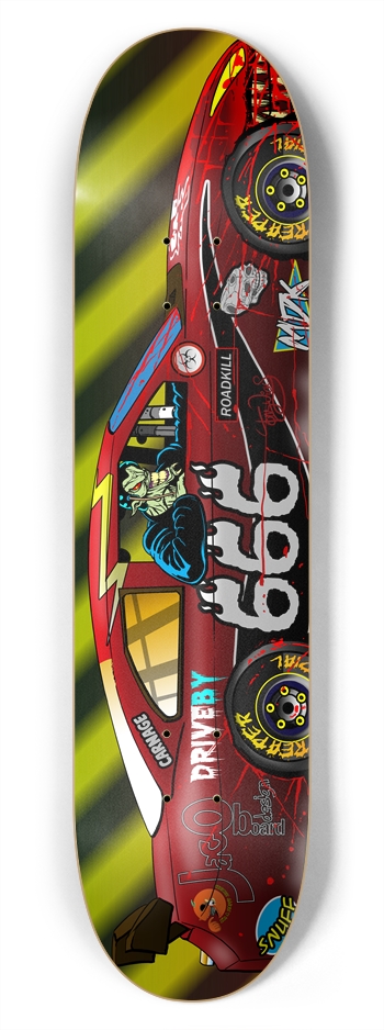 Death Race 7-3/4 Skateboard Deck