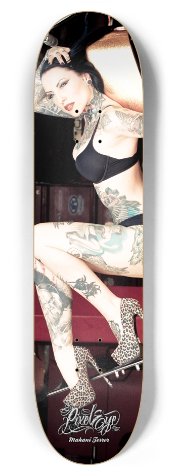 The Pixeleye - Pin-Up Series // Makani Terror 7-7/8 Skateboard Deck