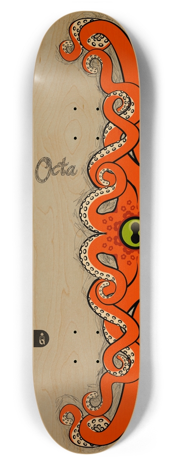 edged_octa 7-7/8 Skateboard Deck