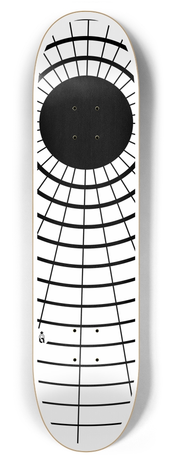 flagz_jpn {bw} 7-7/8 Skateboard Deck