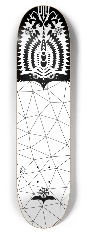 tomb_eagle {bw} 7-7/8 Skateboard Deck