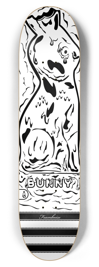 chocola-framboise {bw} 7-7/8 Skateboard Deck