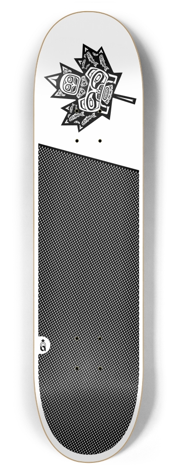 flagz_can {bw} 7-7/8 Skateboard Deck